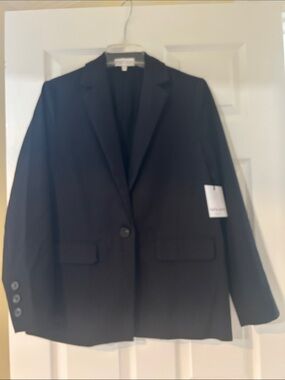 Bella Dahl Black Single-Button Blazer Jacket